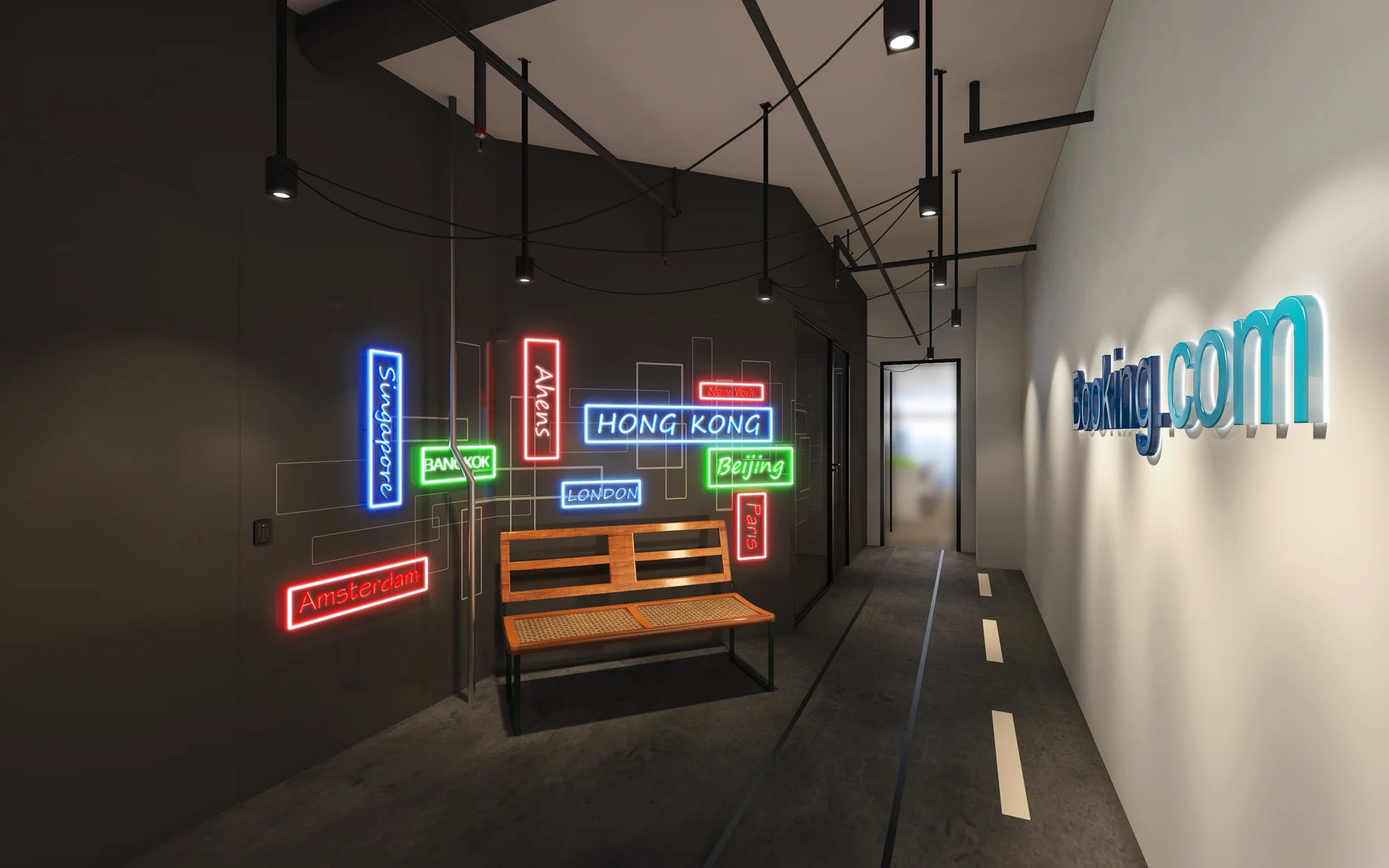 Booking.com reception concept — Direction 01