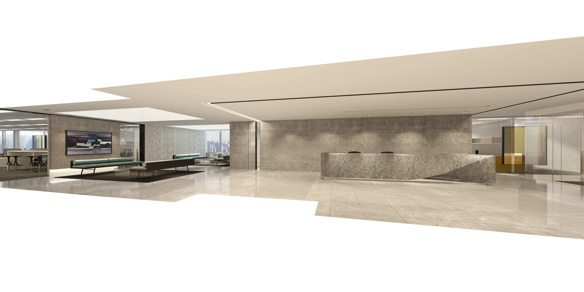 CITIC PE reception concept — Design view 3