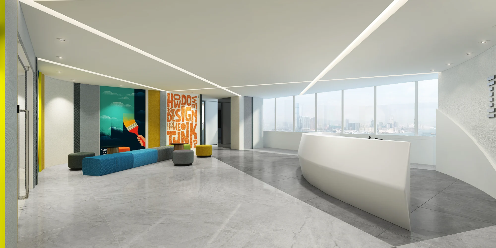 IBM reception concept — Direction 01