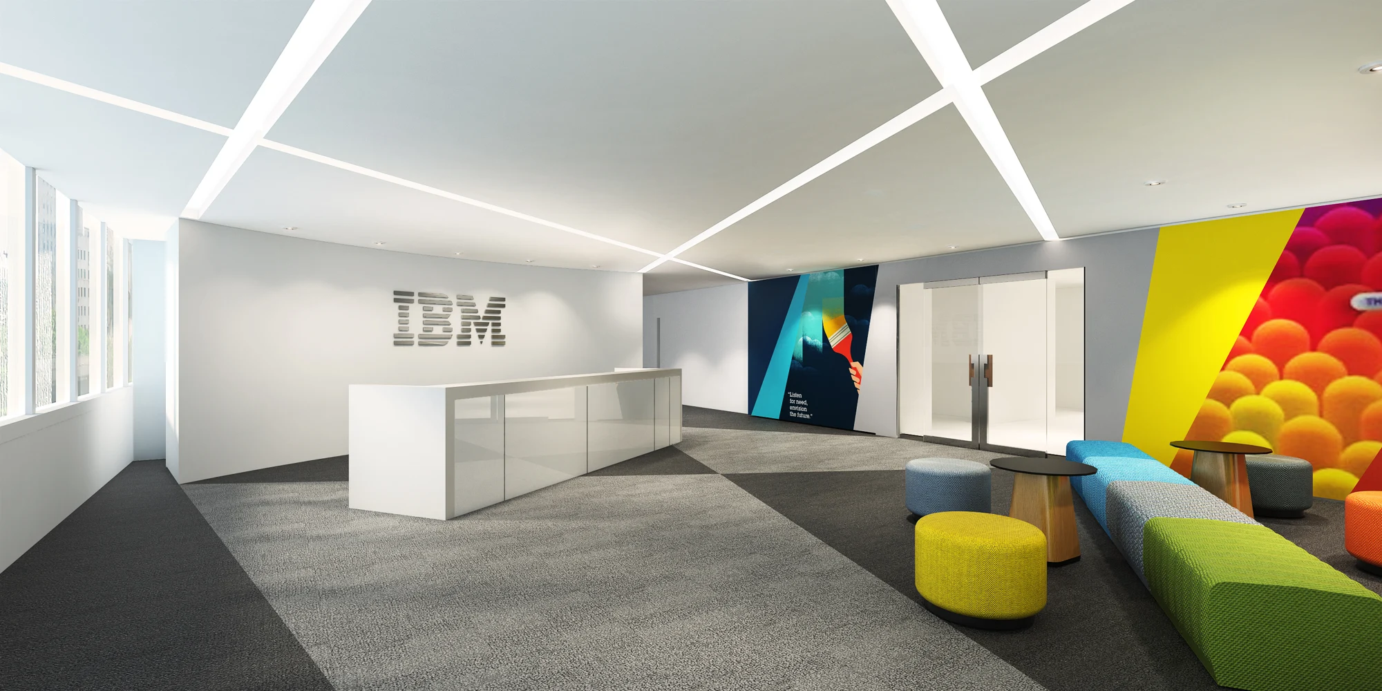 IBM reception concept — Direction 02