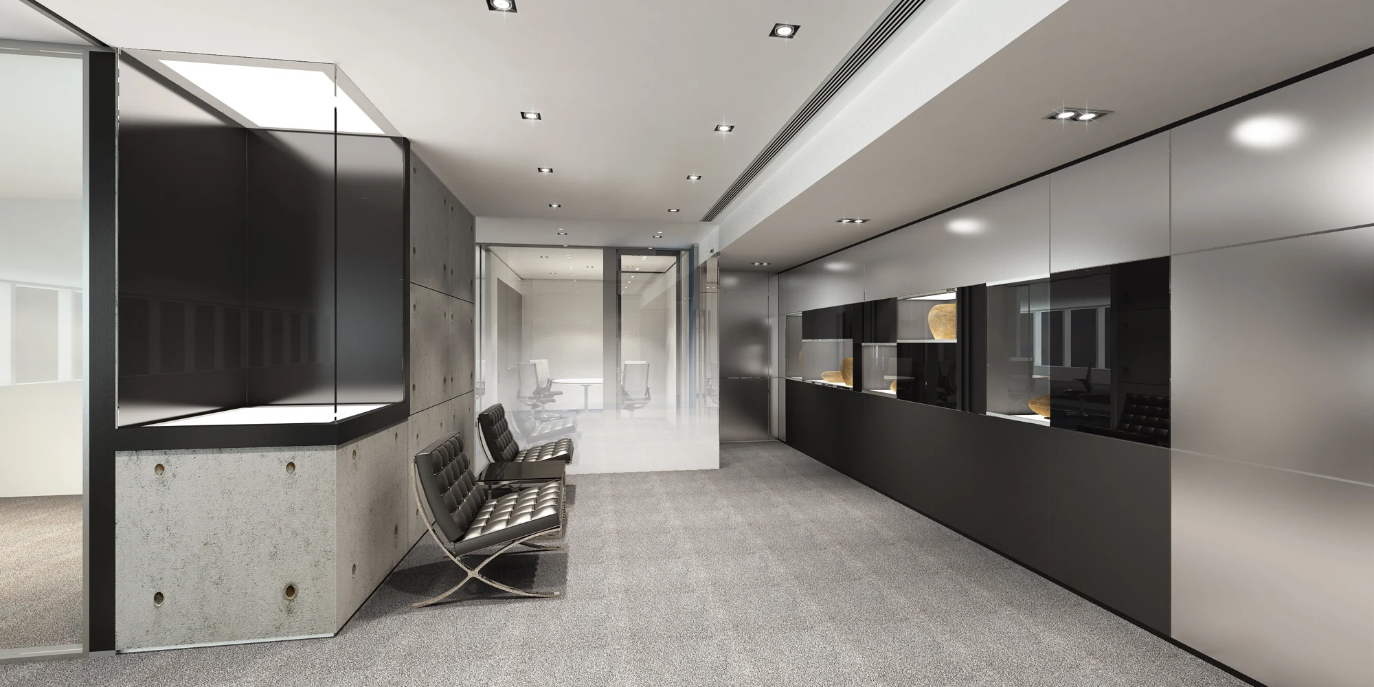 Nezu Asia Capital Management reception concept — Design view 2