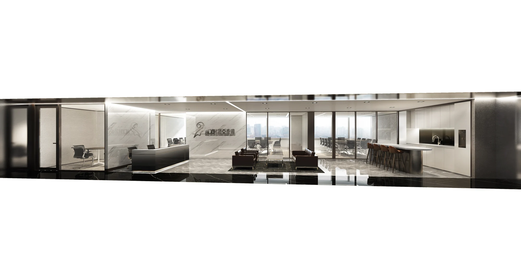 Noah Wealth Management reception design concept