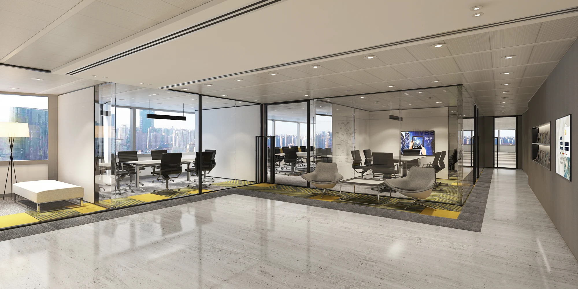 Savills reception concept — Design view 2